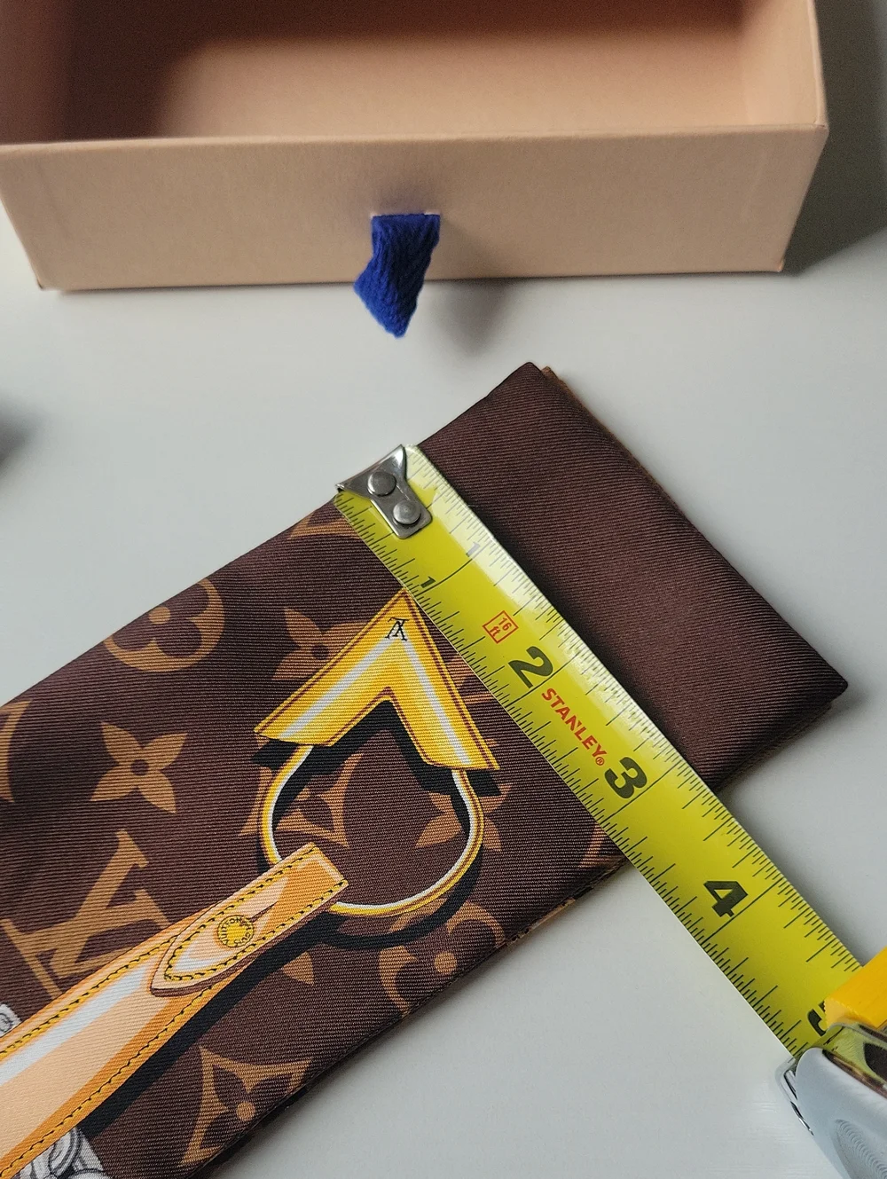 Louis Vuitton Brown Monogram Silk Bandeau